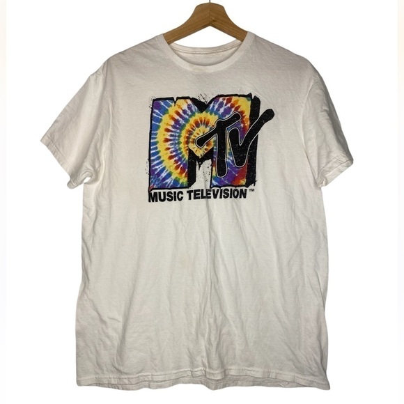 MTV GRAPHIC TEE SHIRT SIZE LARGE - Picture 1 of 4